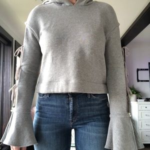 Jonathan Simkhai Pearl Detail Sweatshirt/Hoodie